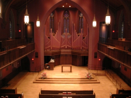 interoir memorial chapel